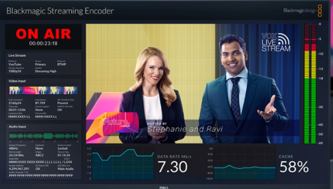 Blackmagic Streaming Encoder On Air